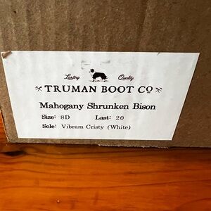 Mahogany Shrunken Bison Men's Shoes